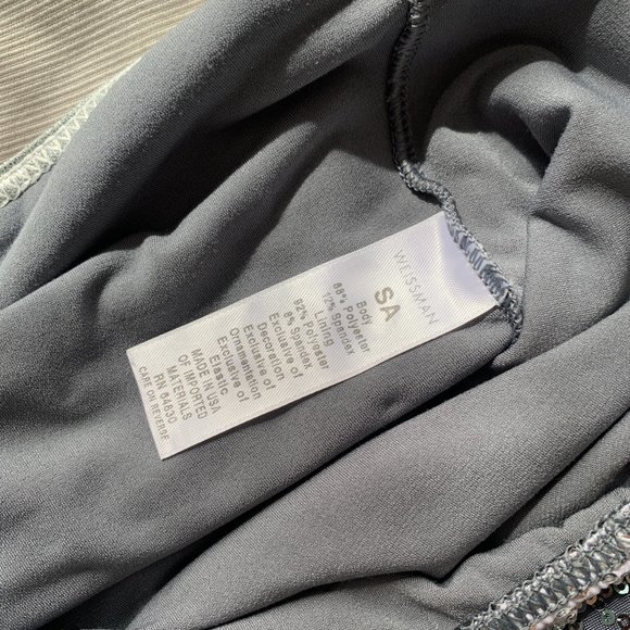 Weissman Silver Mini Dress - Picture 2 of 5